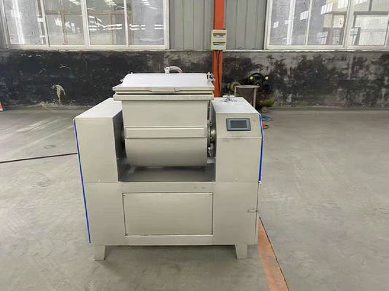 100 KG Capacity Horizontal Vacuum Dough Mixer With Touch Screen Control