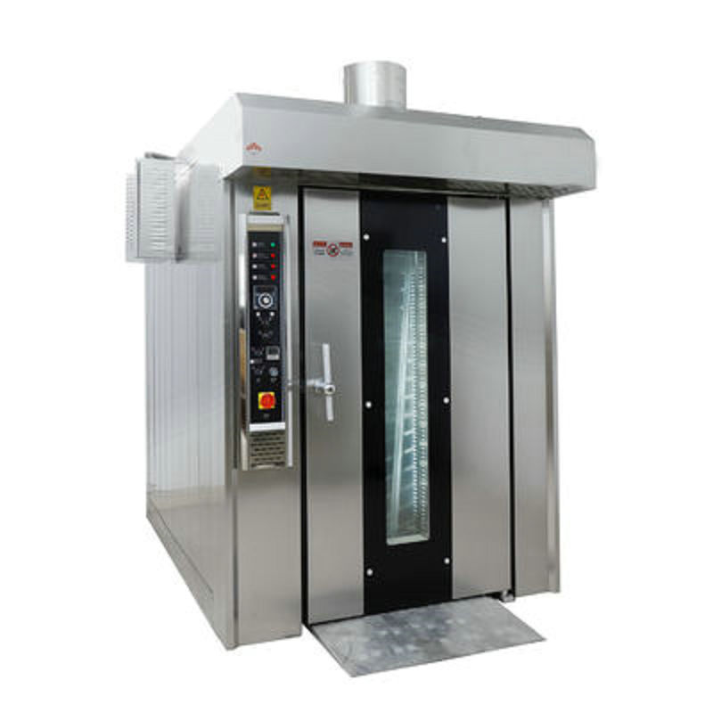 400*600mm Tray Size 380v Rotary Gas Oven For Industrial Bakery Equipment